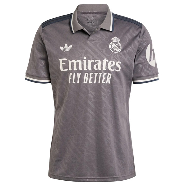 Tailandia Camiseta Real Madrid Replica Tercera Ropa 2024/25 Gris